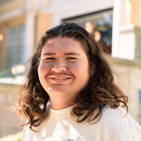 Portrait of Holden with SGA shirt on